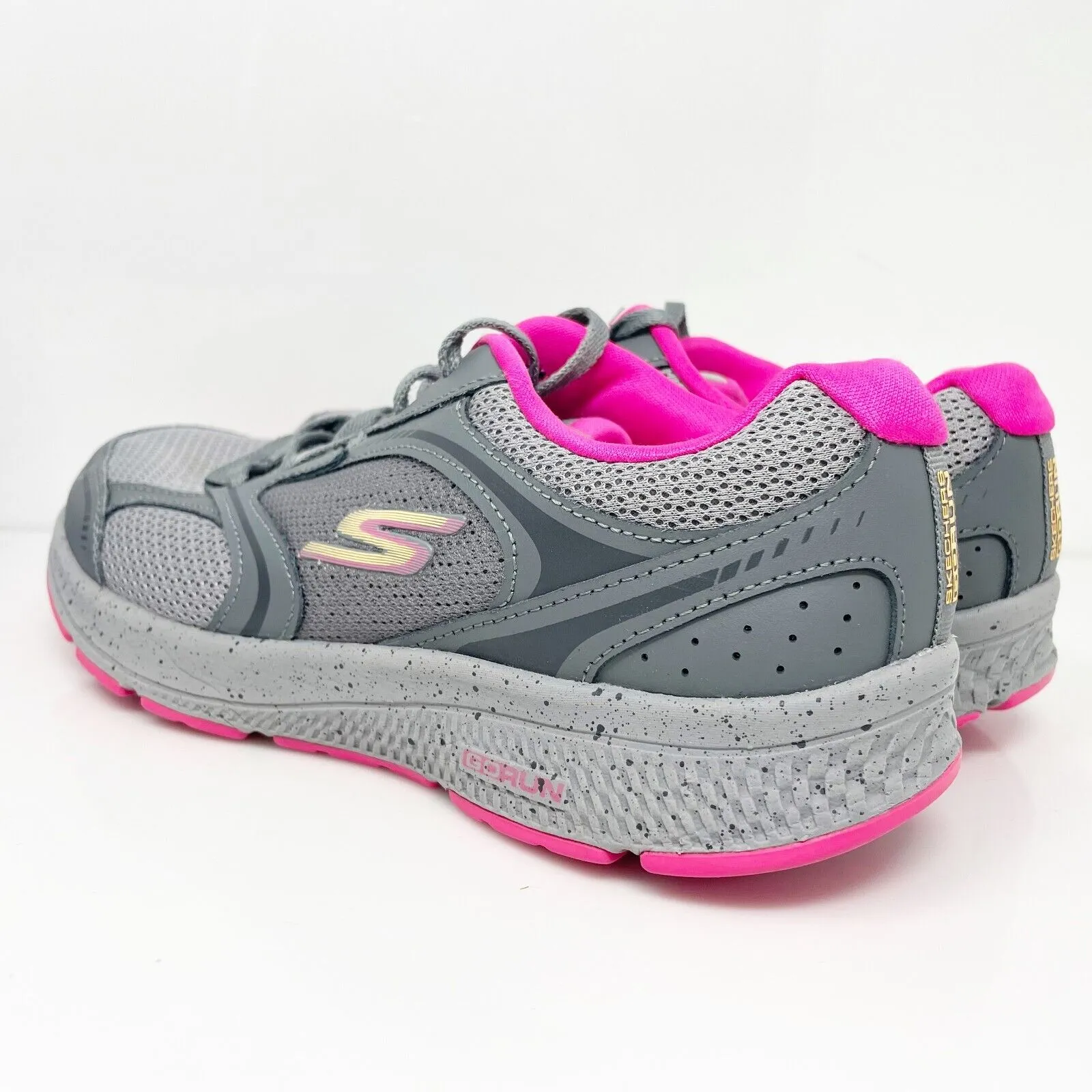 Skechers Womens Go Run Consistent 128285 Gray Running Shoes Sneakers Size 8.5