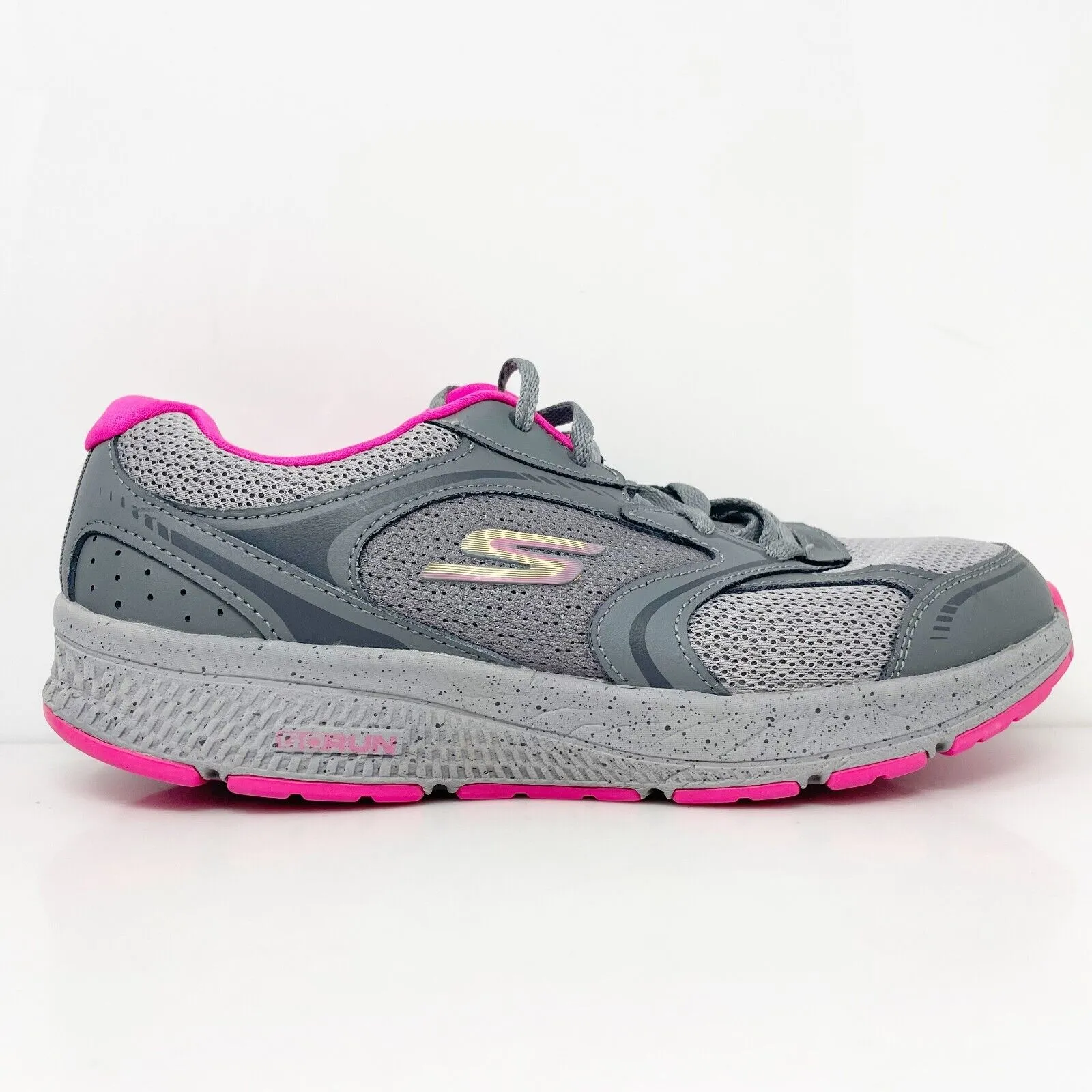 Skechers Womens Go Run Consistent 128285 Gray Running Shoes Sneakers Size 8.5