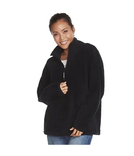 Skechers Womens Restful Sherpa 1/4 Zip Sweatshirt