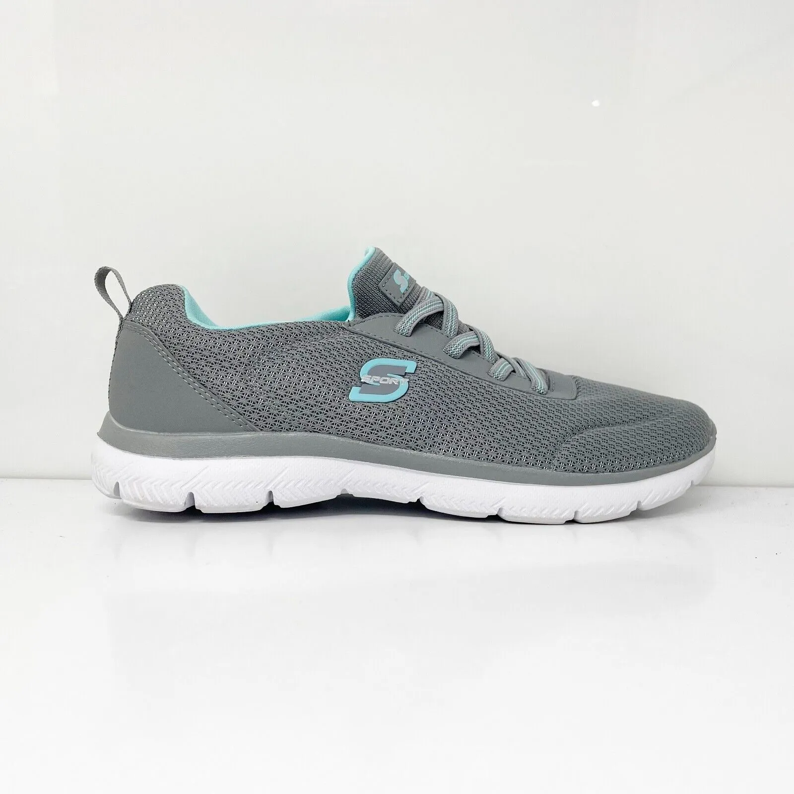 Skechers Womens S Sport F190-2 Gray Running Shoes Sneakers Size 8.5