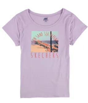 Skechers Womens Sun Sand Sea Repeat Graphic T-Shirt