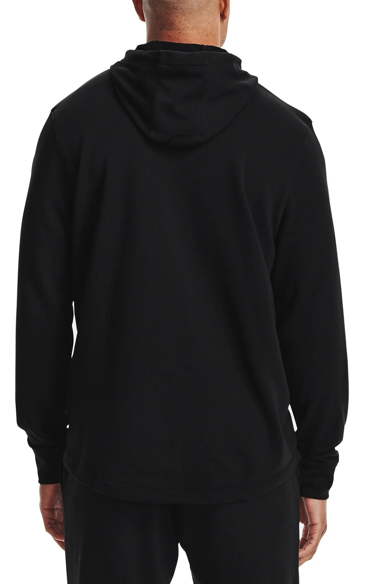 sweatshirt Under Armour Rival Terry Big Logo - 001/Black/Onyx White - men´s