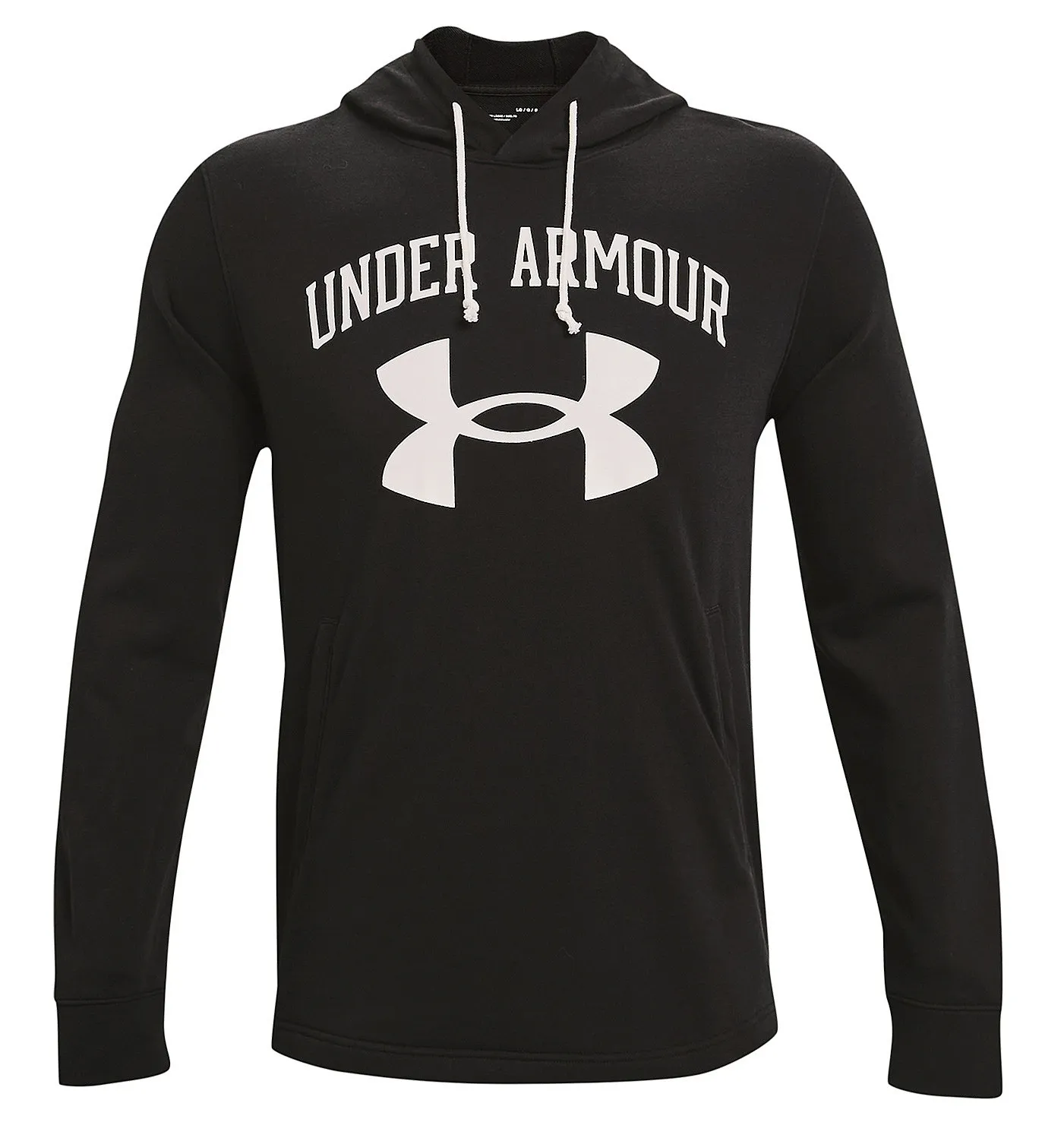 sweatshirt Under Armour Rival Terry Big Logo - 001/Black/Onyx White - men´s