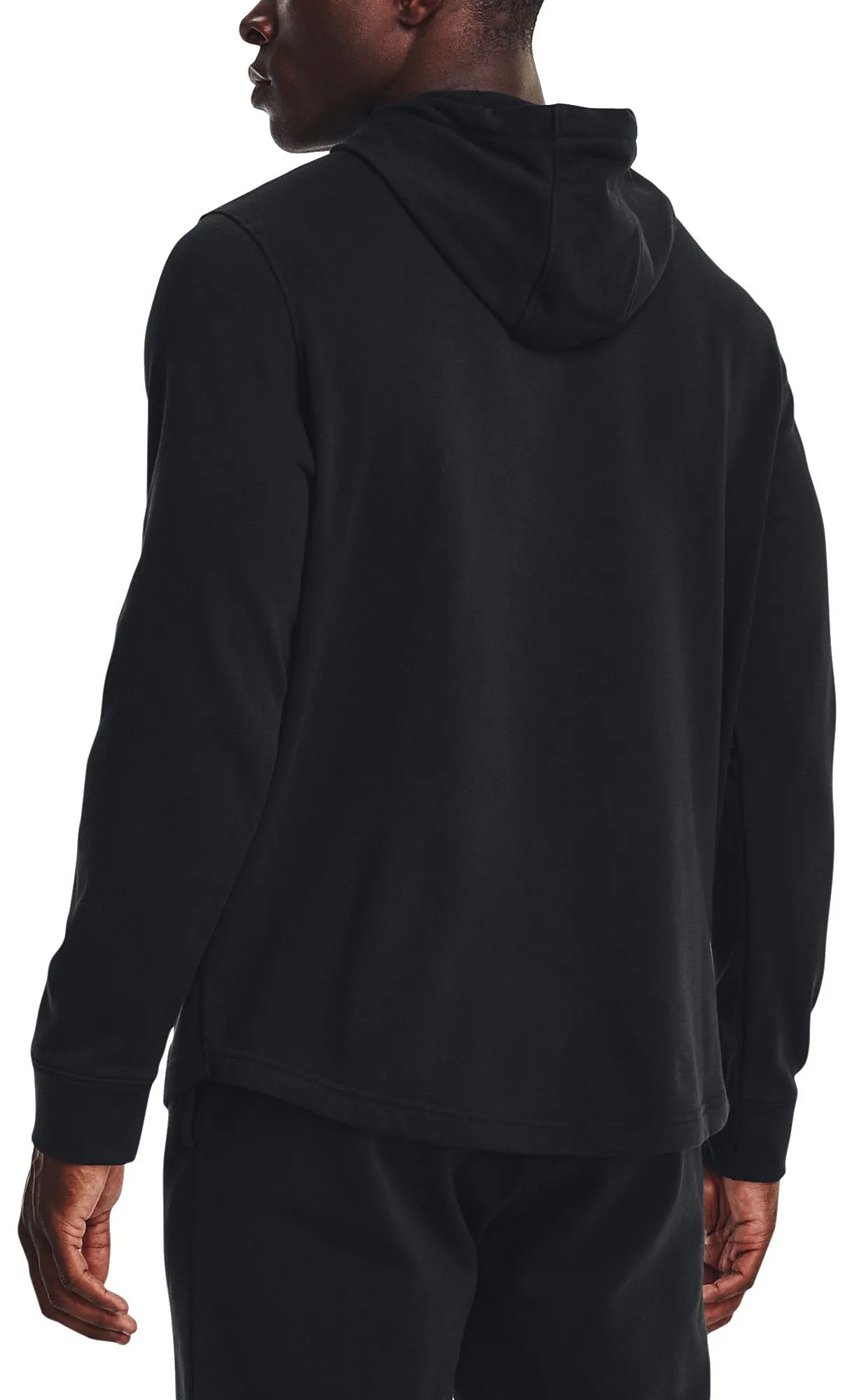 sweatshirt Under Armour Rival Terry Logo - 001/Black/Pitch Gray - men´s