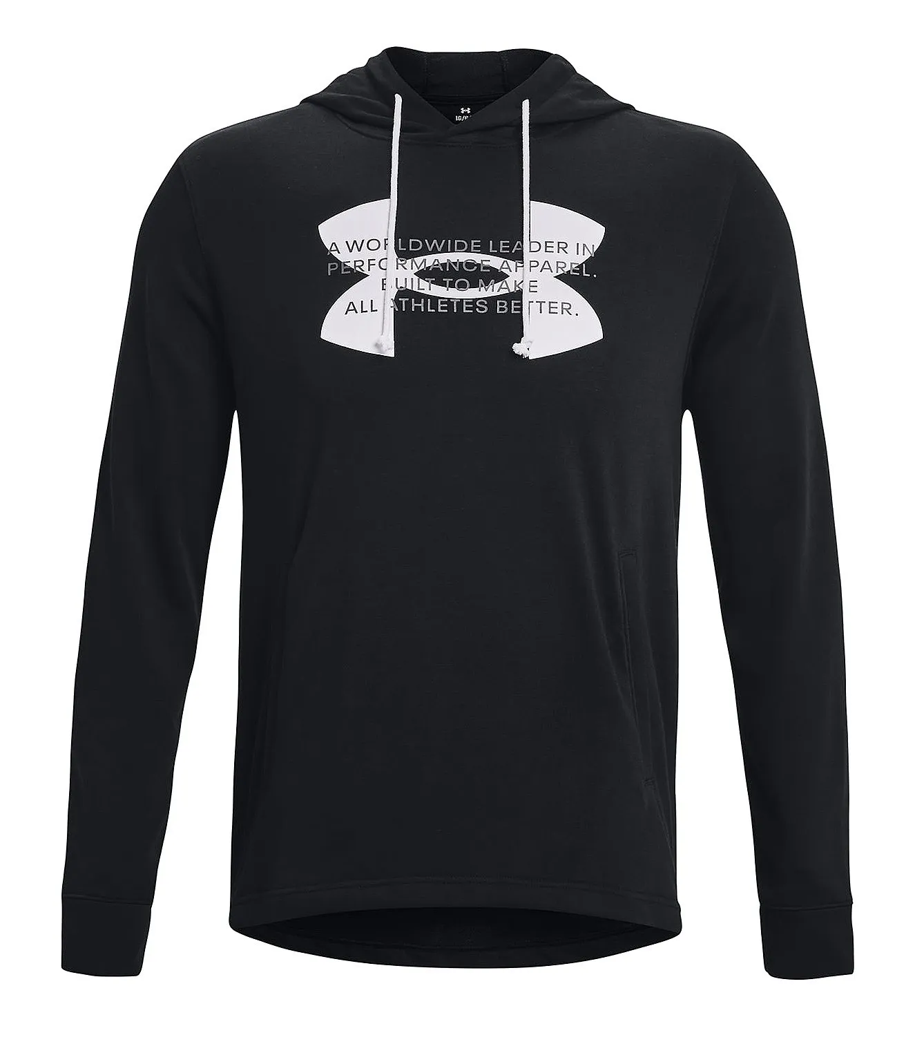 sweatshirt Under Armour Rival Terry Logo - 001/Black/Pitch Gray - men´s