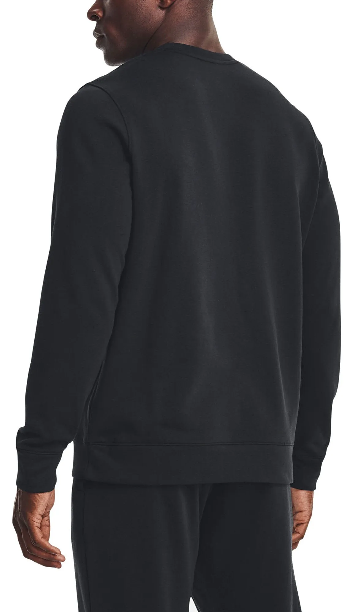 sweatshirt Under Armour Rival Terry Logo Crew - 001/Black/Onyx White - men´s