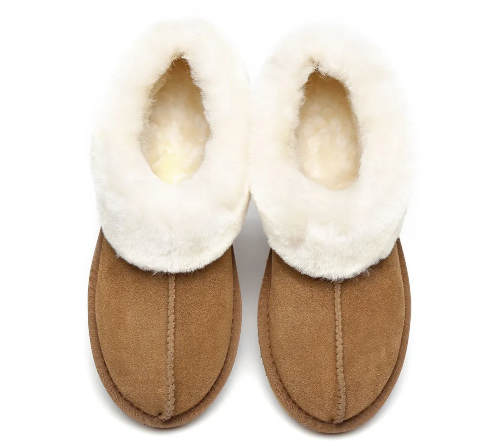 TARRAMARRA Sheepskin Ankle Slipper - Premium Australian Unisex Homey