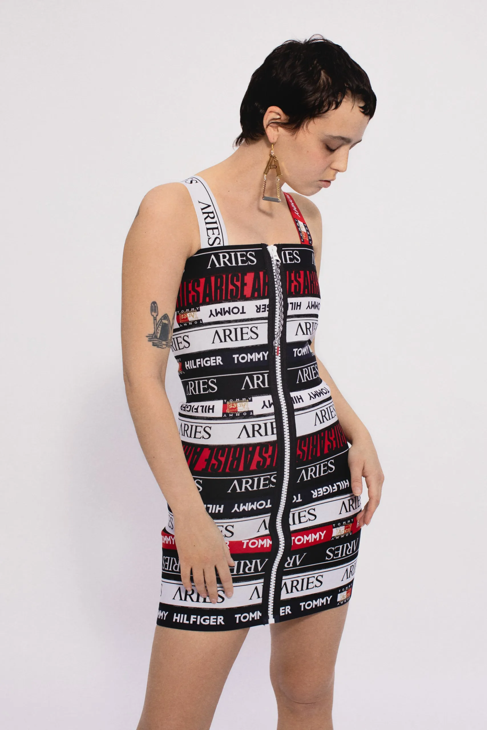 Tommy Aries Logo Dress