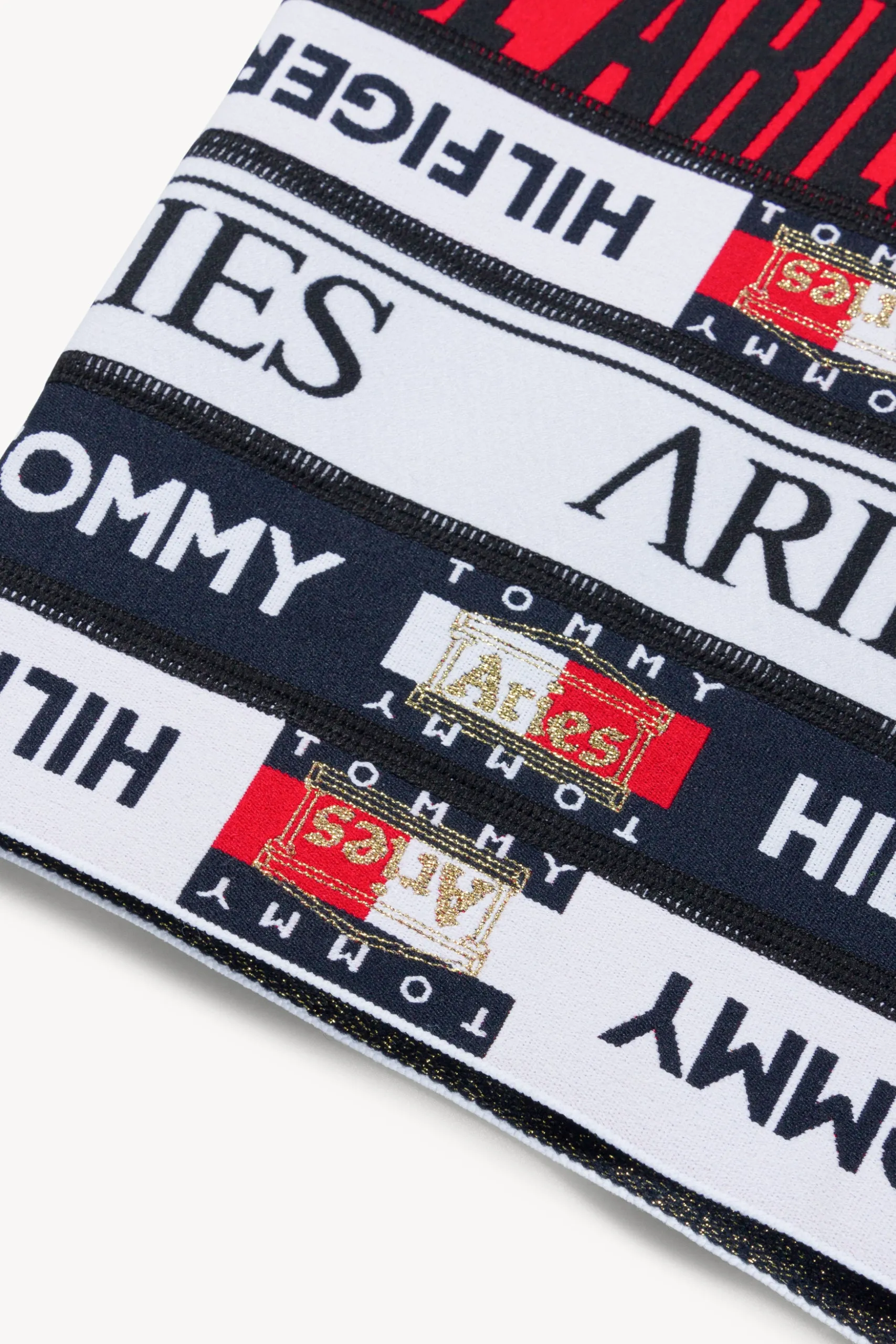 Tommy Aries logo elastic top