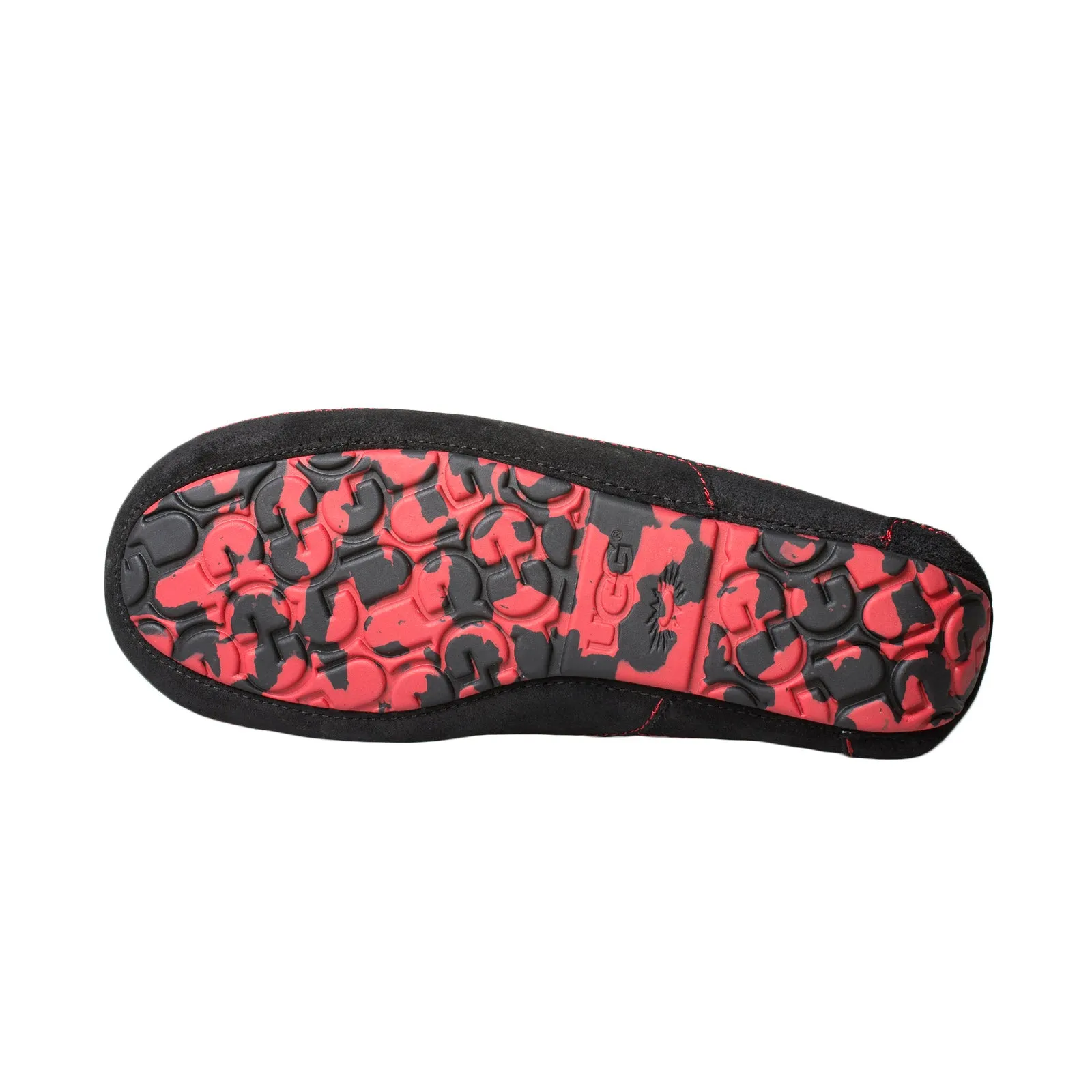 UGG Ascot Bomber Slippers - Men's, Red Black