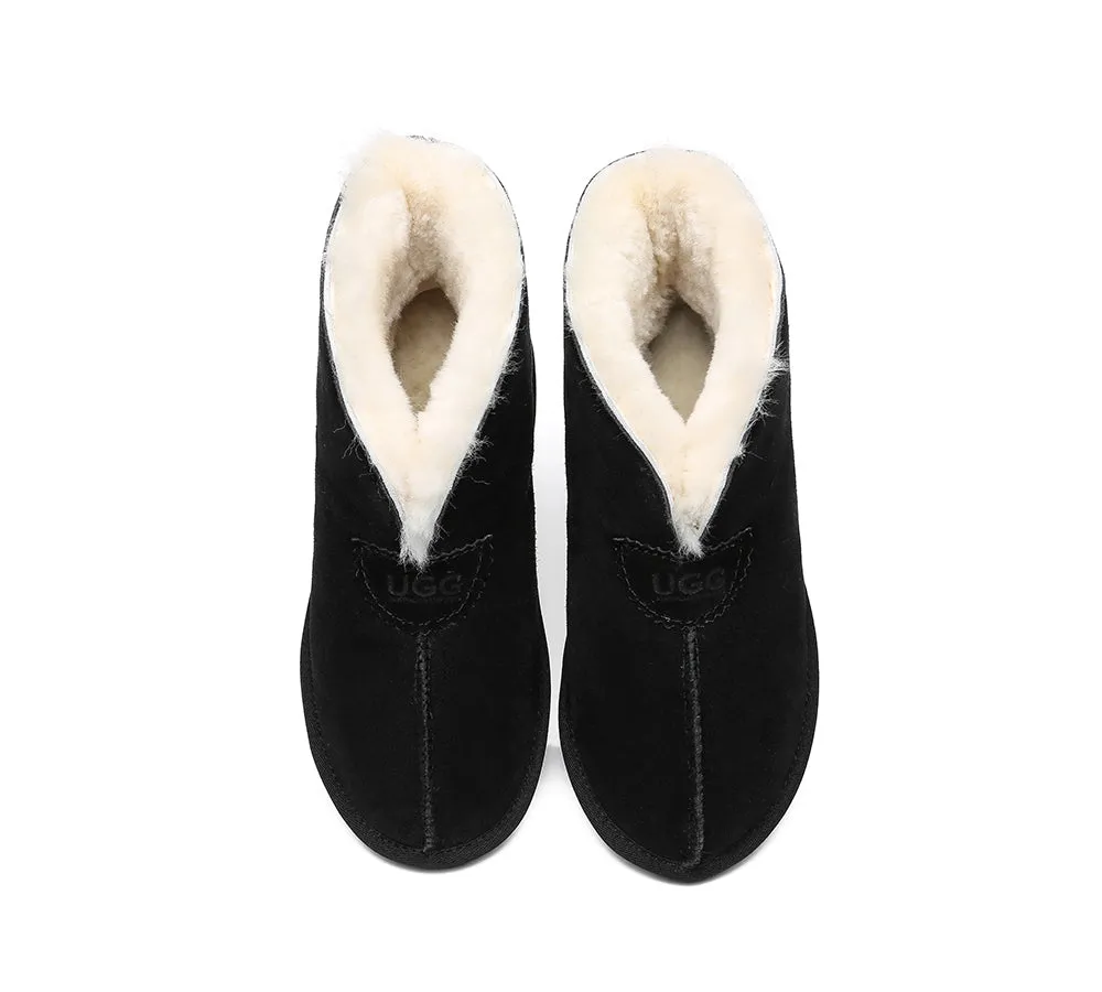 UGG Australia Parker Unisex Ankle Slipper - Premium Double-Face Sheepskin, Water-Resistant, Home Slipper