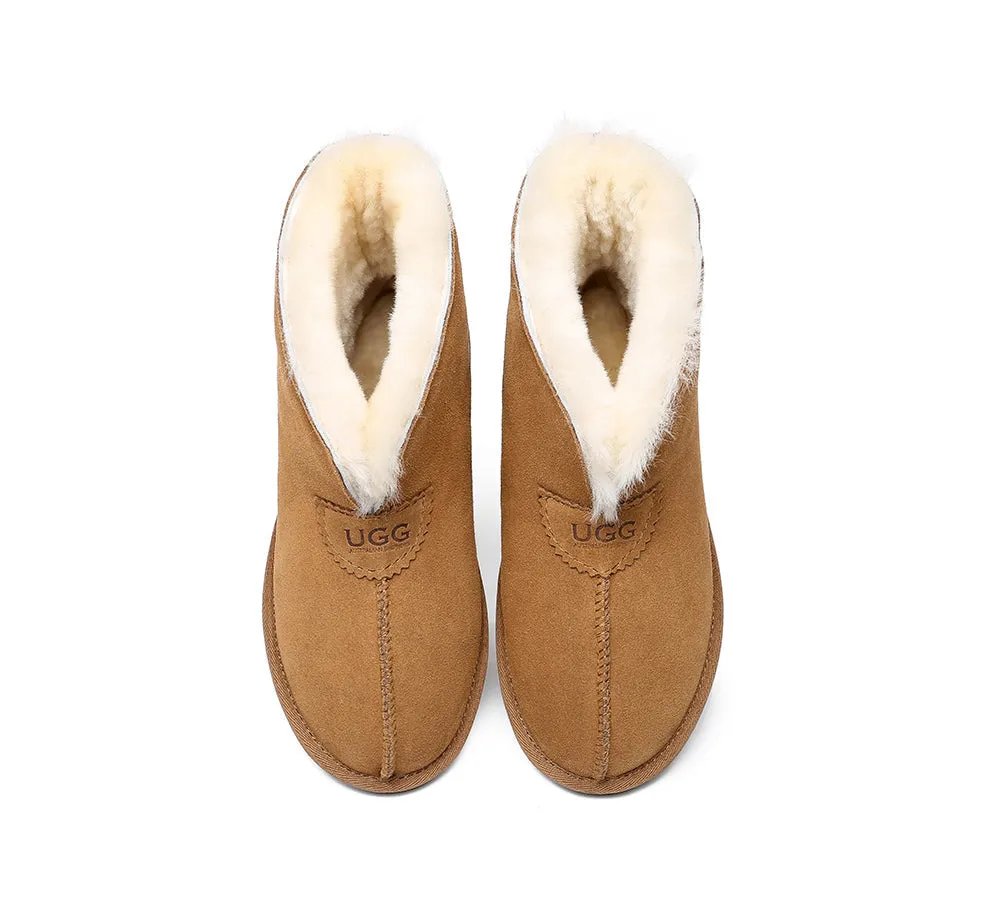 UGG Australia Parker Unisex Ankle Slipper - Premium Double-Face Sheepskin, Water-Resistant, Home Slipper