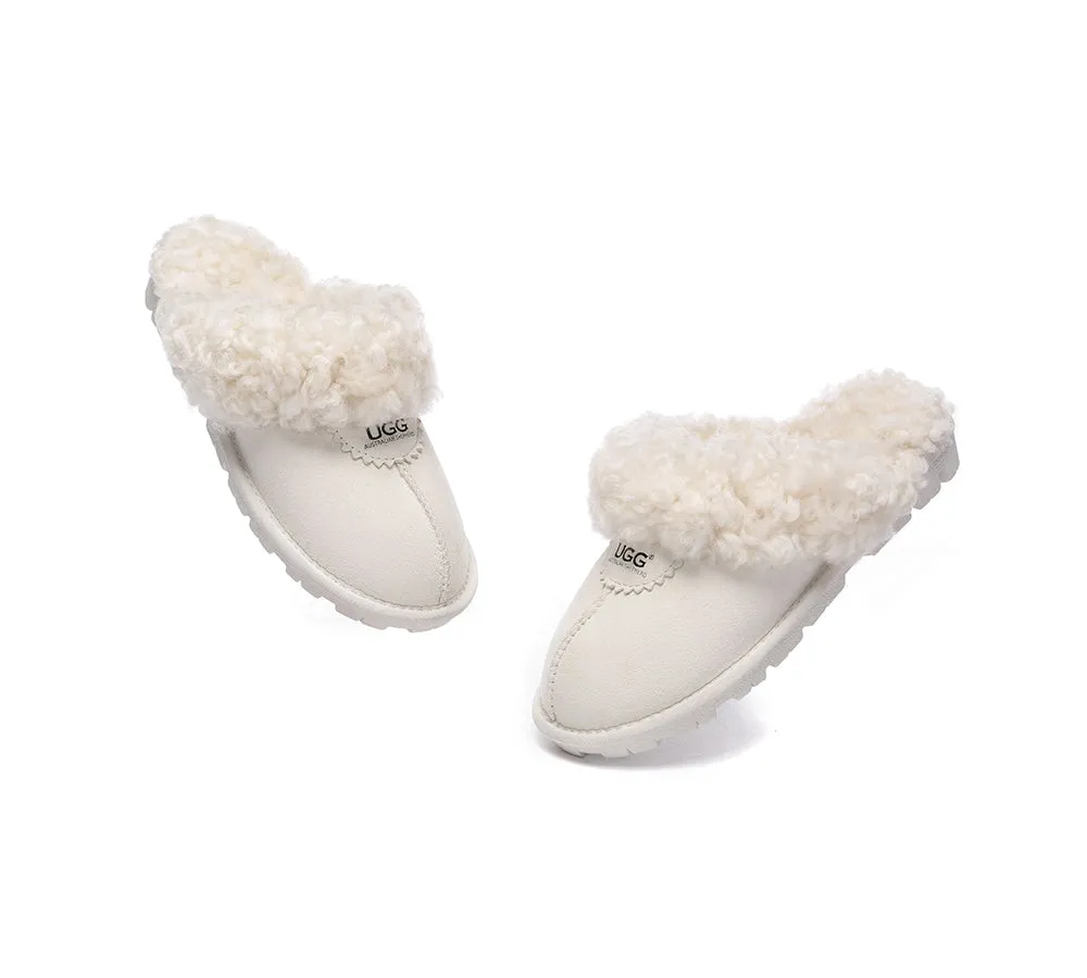 UGG Australian Shepherd Double Faced Sheepskin Slipper - Waffle Curly