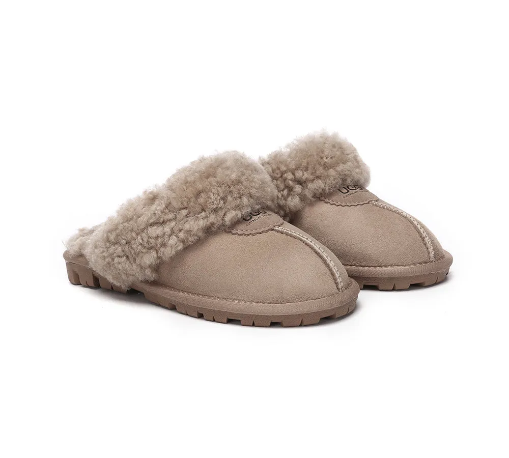 UGG Australian Shepherd Double Faced Sheepskin Slipper - Waffle Curly