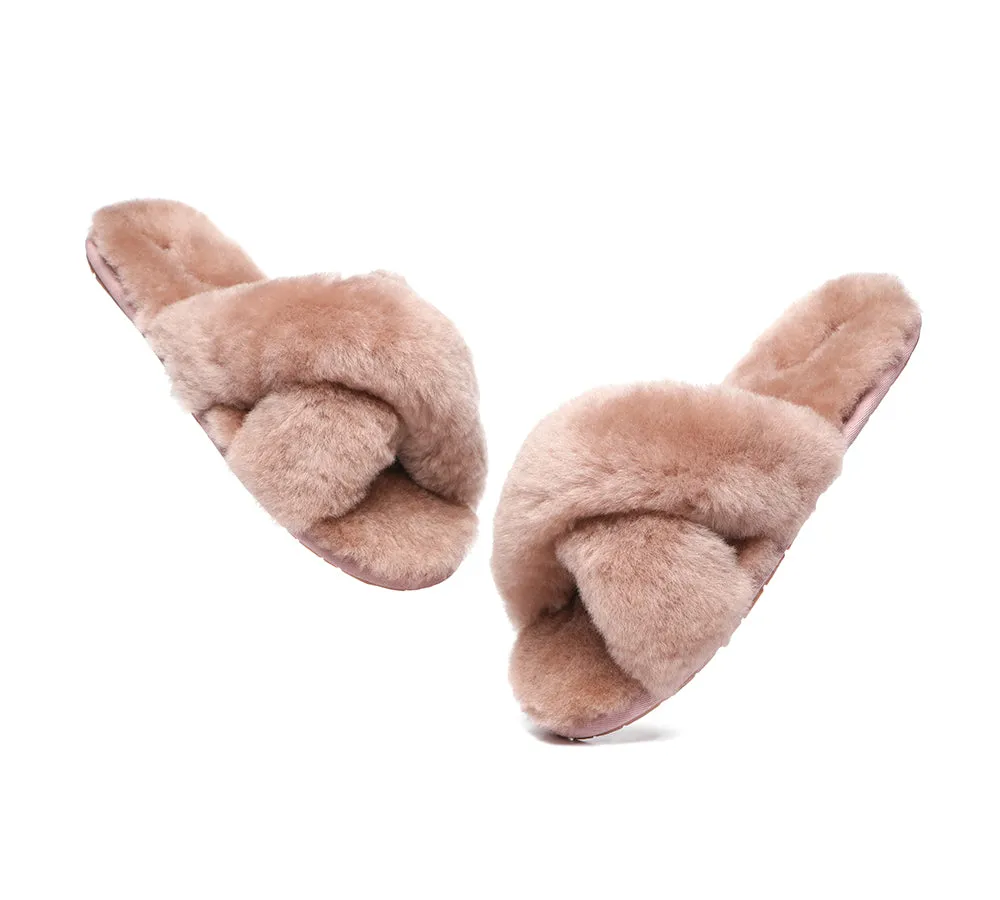 Ugg Australian Shepherd Fluffy Slides Limited Edition