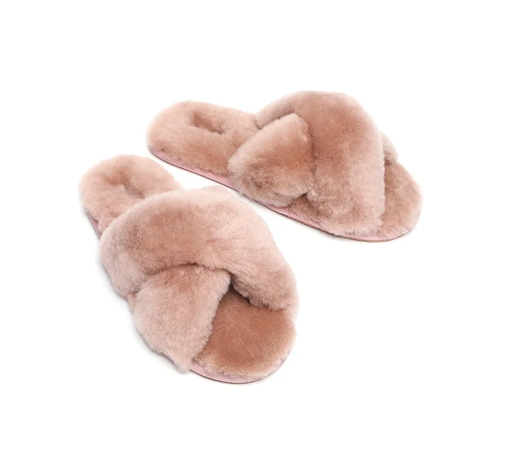 Ugg Australian Shepherd Fluffy Slides Limited Edition