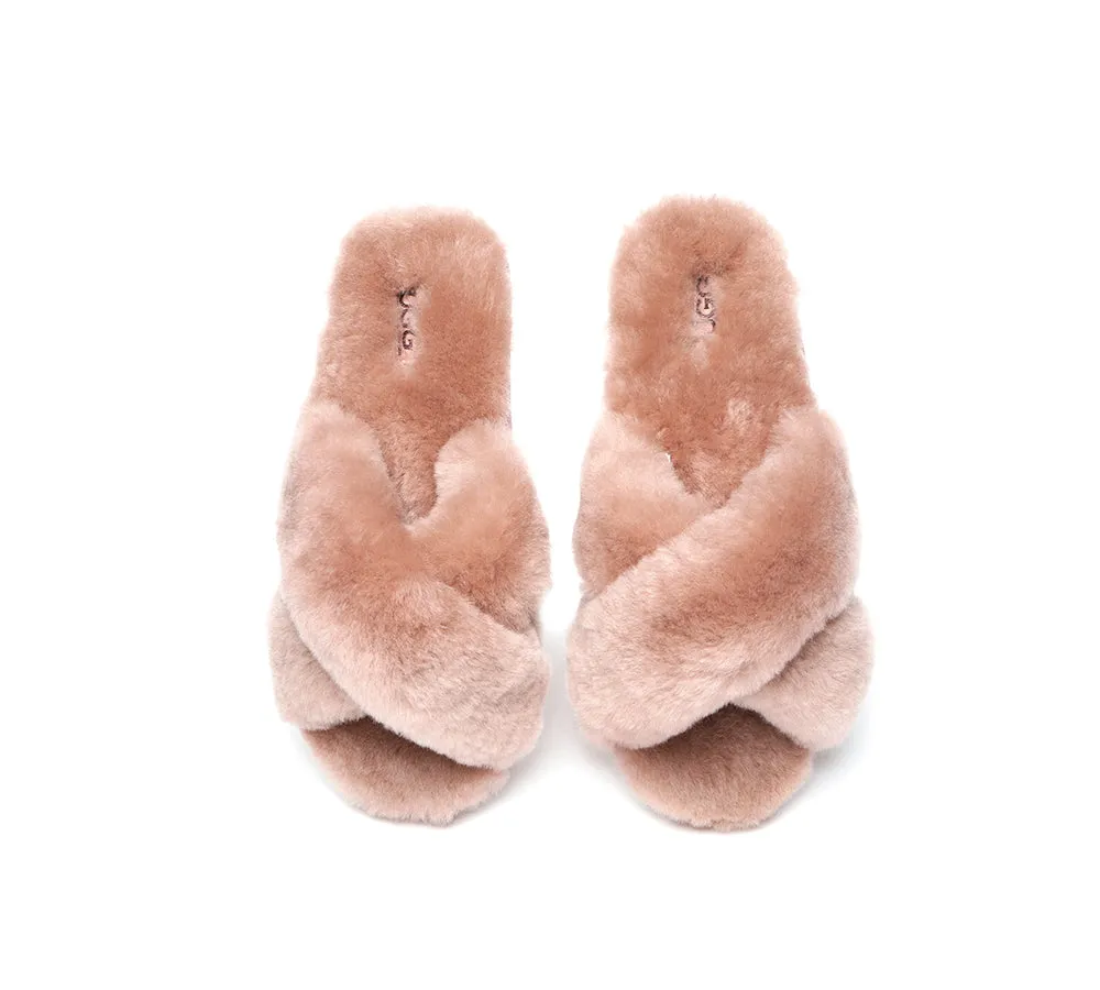 Ugg Australian Shepherd Fluffy Slides Limited Edition