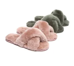 Ugg Australian Shepherd Fluffy Slides Limited Edition