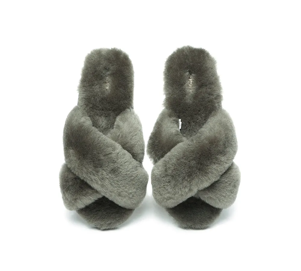 Ugg Australian Shepherd Fluffy Slides Limited Edition