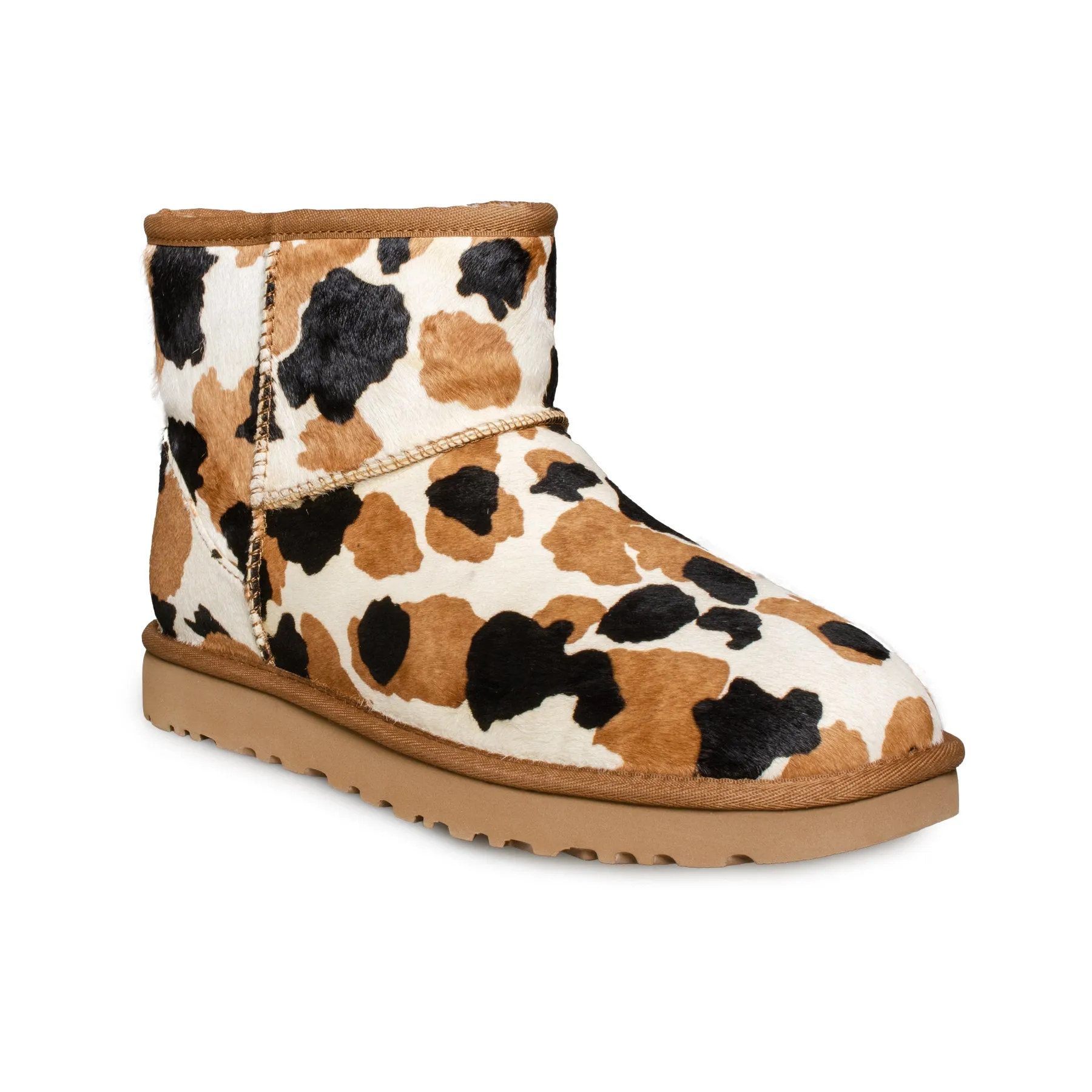 UGG Classic Mini Cow Print Chestnut Women's Boots