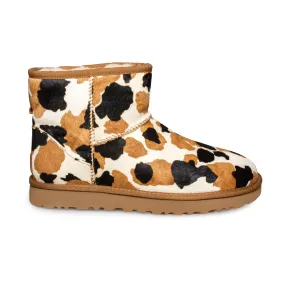 UGG Classic Mini Cow Print Chestnut Women's Boots