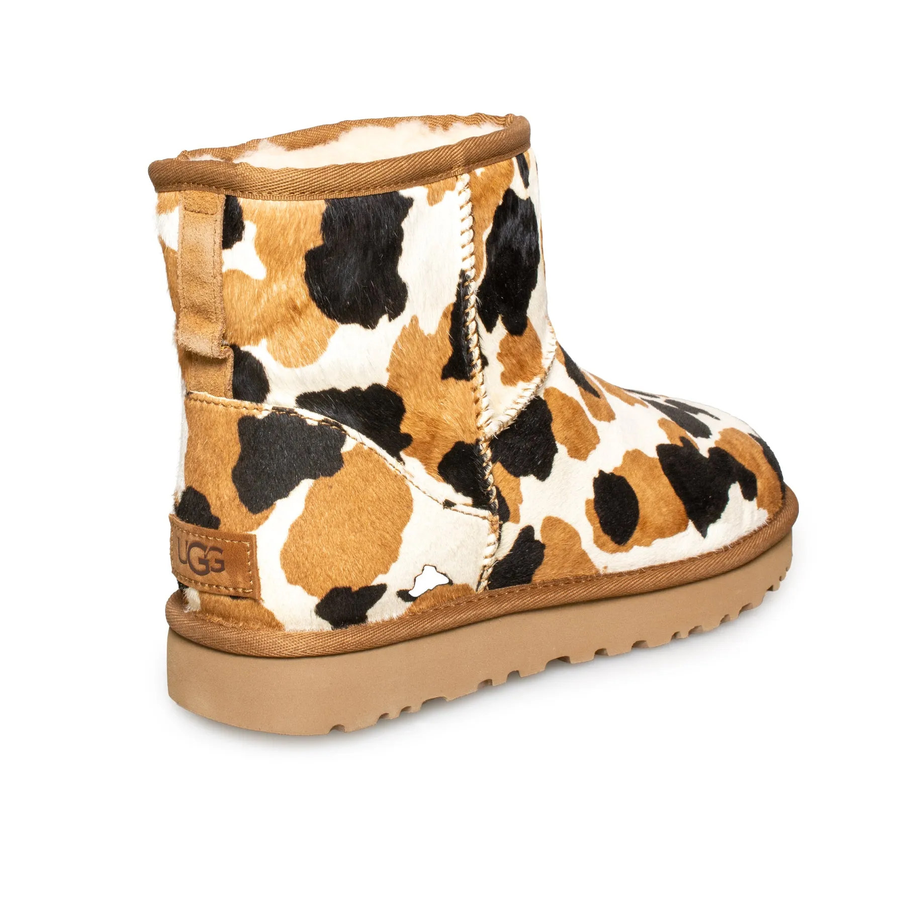 UGG Classic Mini Cow Print Chestnut Women's Boots