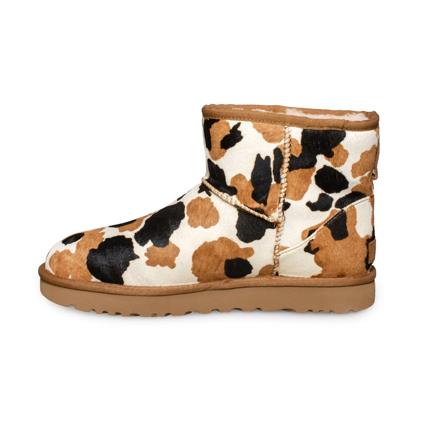 UGG Classic Mini Cow Print Chestnut Women's Boots