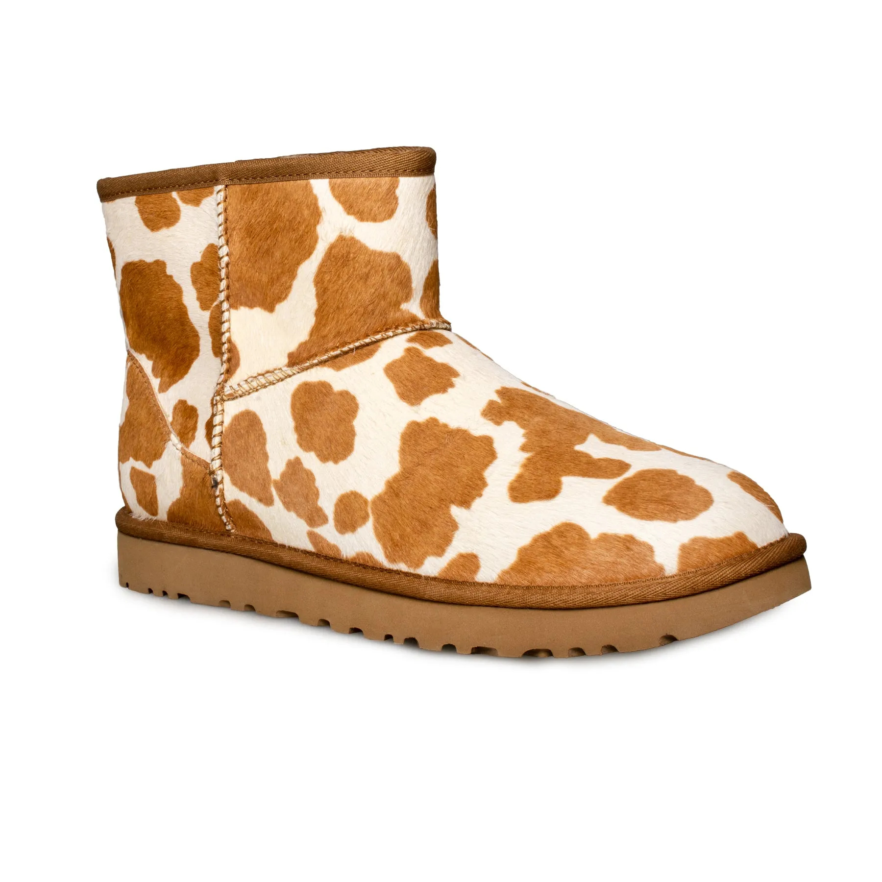 UGG Cow Print Boots - Women's