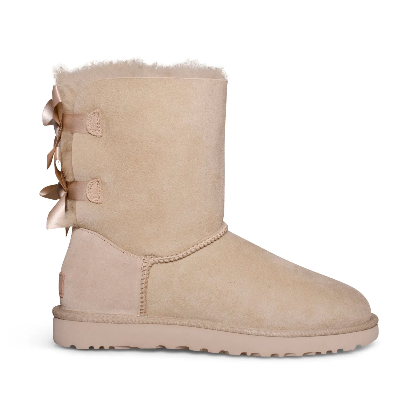 UGG mustard seed boots for women with Bailey bow