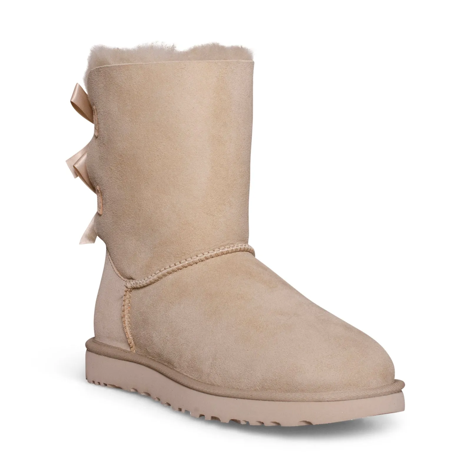 UGG mustard seed boots for women with Bailey bow