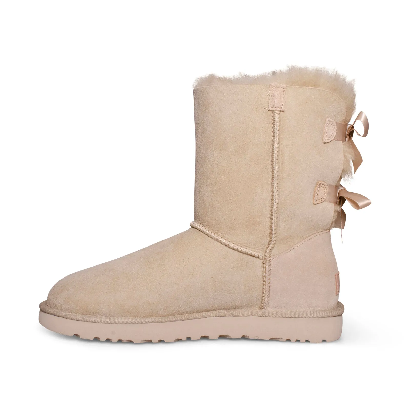 UGG mustard seed boots for women with Bailey bow