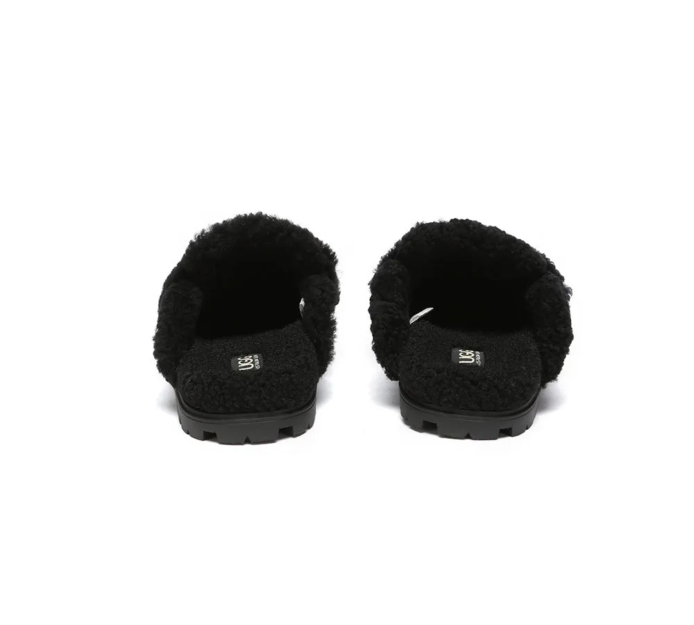 UGG Slippers Sheepskin Wool Shearling Lined Remi - UGG Australia Shepherds