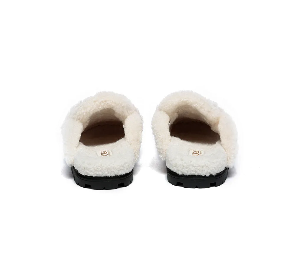 UGG Slippers Sheepskin Wool Shearling Lined Remi - UGG Australia Shepherds