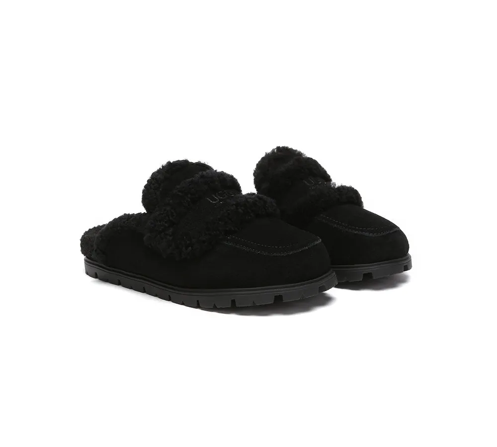 UGG Slippers Sheepskin Wool Shearling Lined Remi - UGG Australia Shepherds