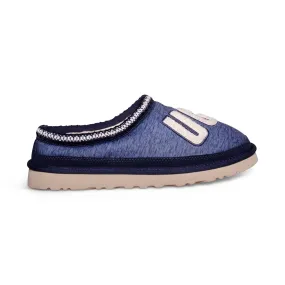 UGG Tasman Slippers - Men's Dark Sapphire - Cozy Jersey Fur