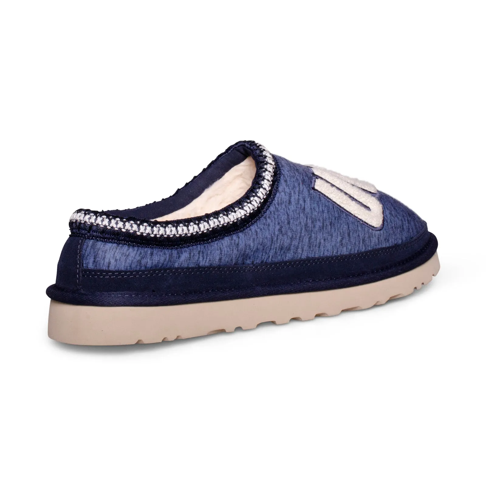 UGG Tasman Slippers - Men's Dark Sapphire - Cozy Jersey Fur