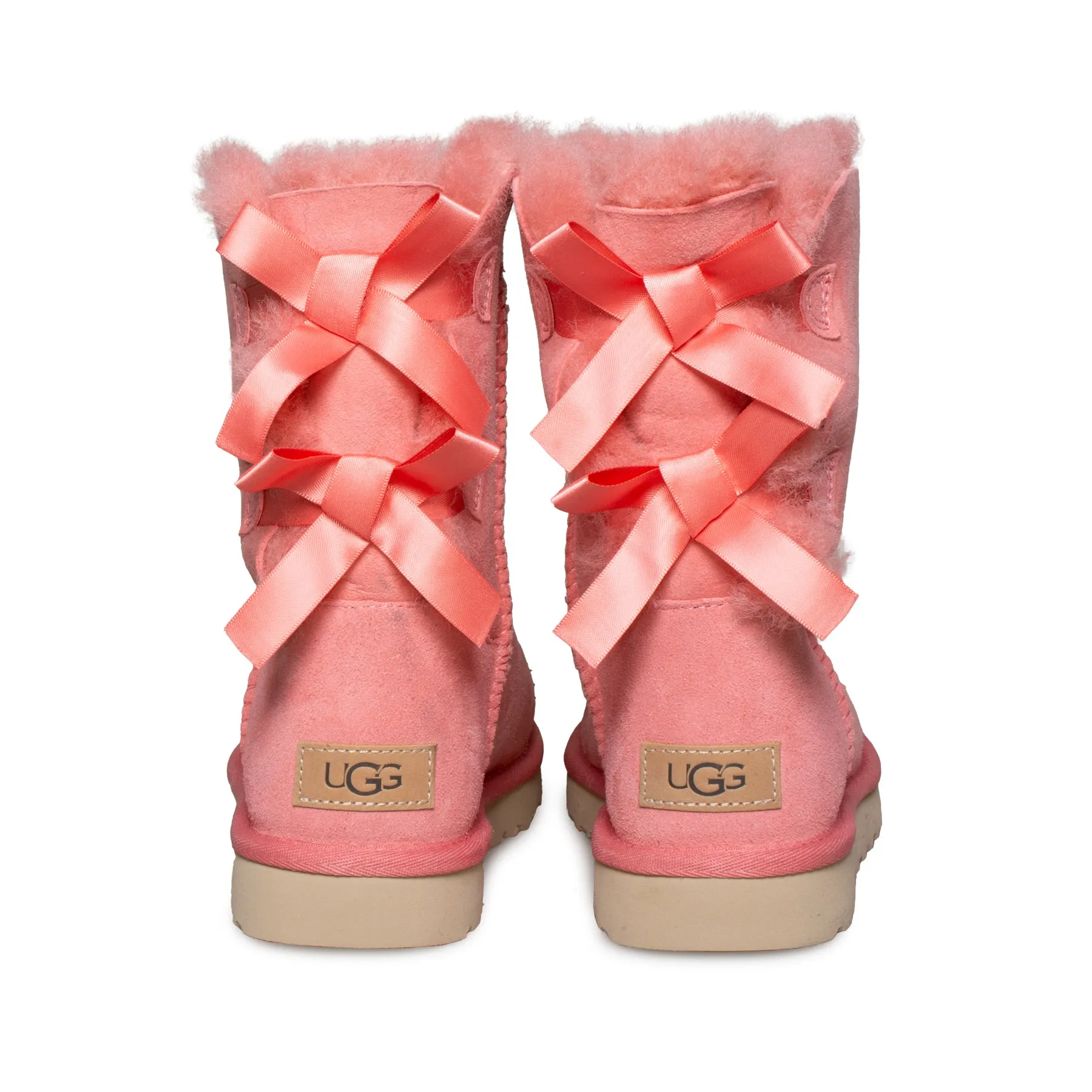 UGG Women's Pink Blossom Bailey Bow II Boots