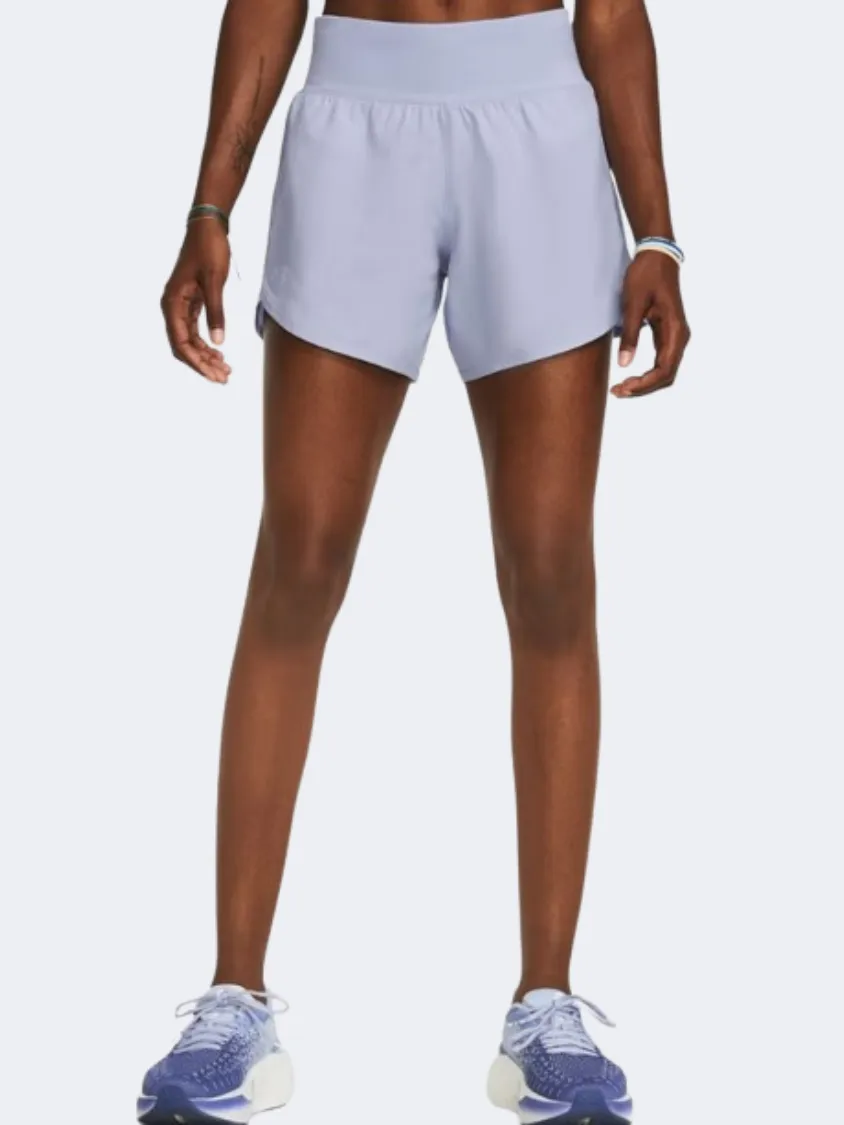 Under Armour Fly By Elite Women Running Short Celeste/Reflective