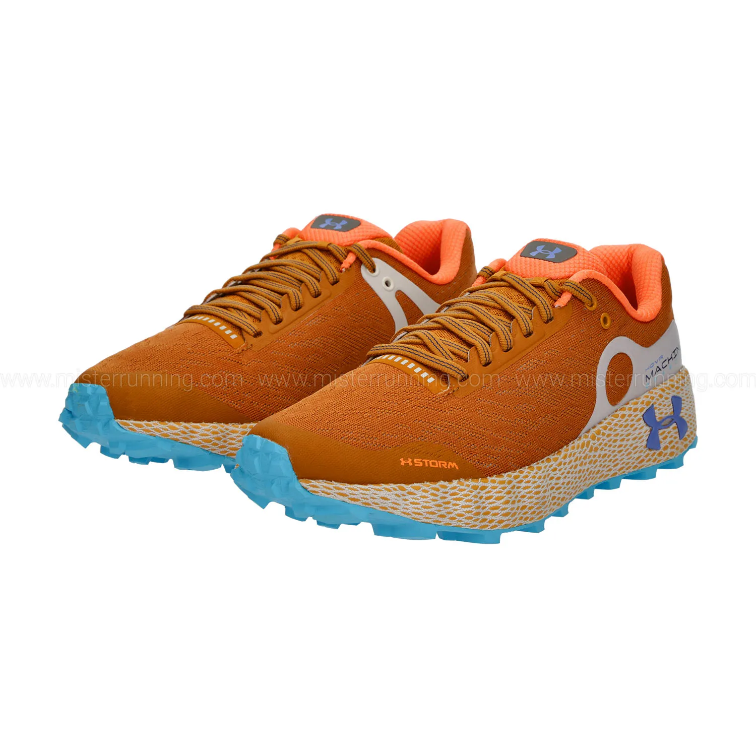 Under Armour Hovr Machina Off Road sneakers - Honey Orange/Blue Surf