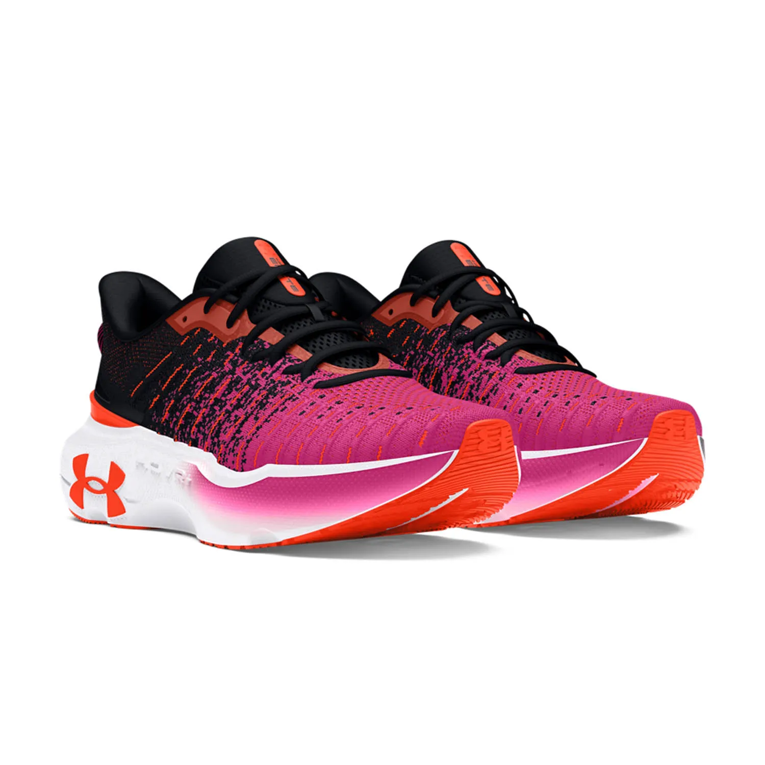 Under Armour Infinite Elite Athletic Shoes Black/Astro Pink/Phoenix Fire