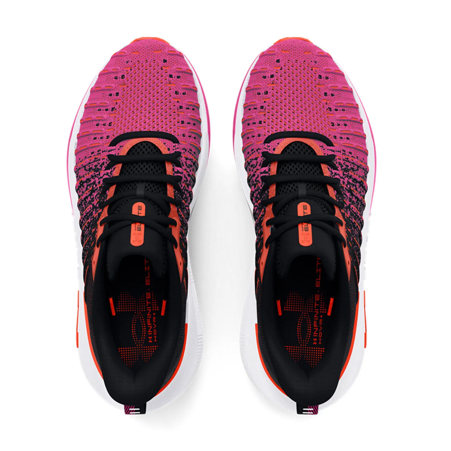 Under Armour Infinite Elite Athletic Shoes Black/Astro Pink/Phoenix Fire