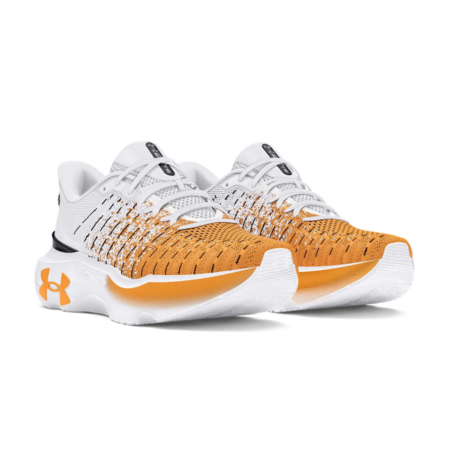 Under Armour Infinite Elite Shoes, White/Nova Orange/Black