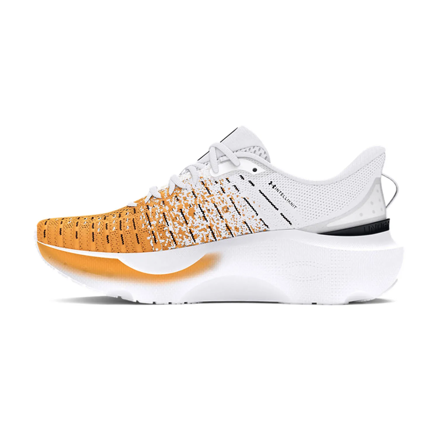 Under Armour Infinite Elite Shoes, White/Nova Orange/Black