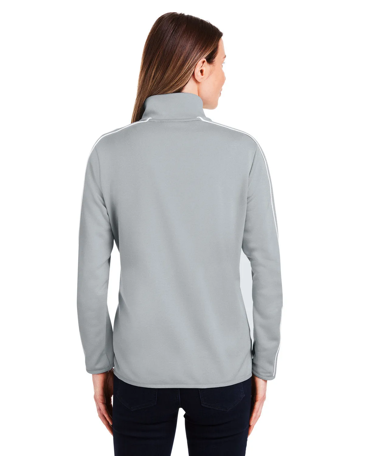 Under Armour Ladies Command 2.0 Custom Quarter-Zips, Medium Grey