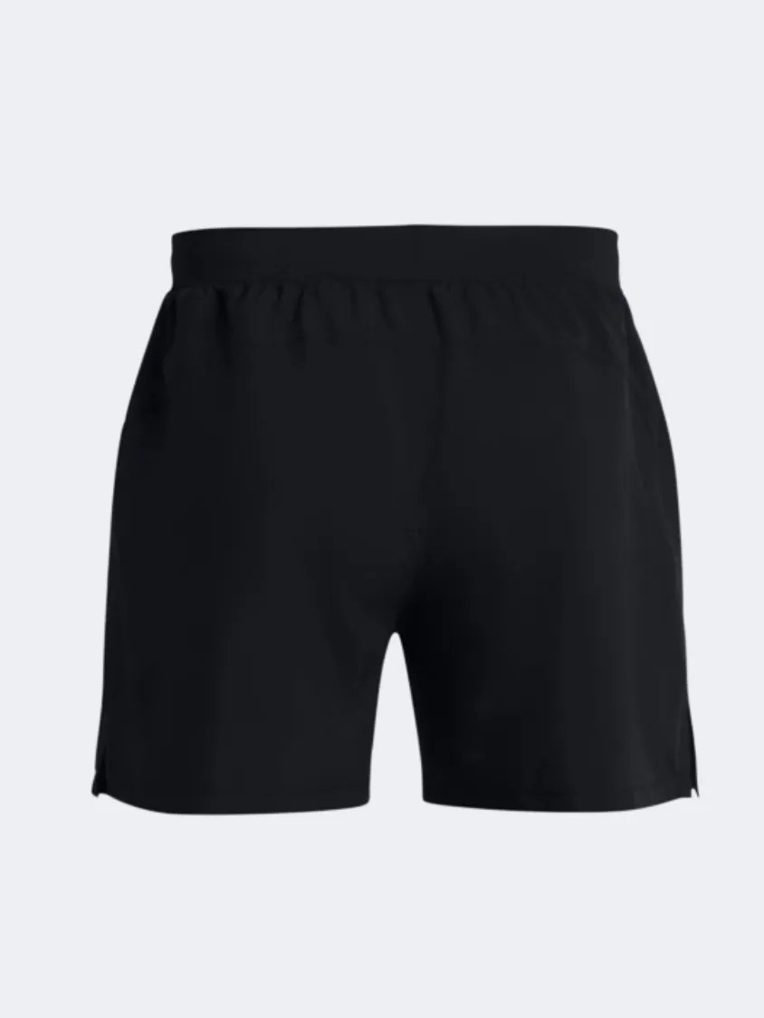 Under Armour Launch 5 Inch Men Running Short Black/Reflective