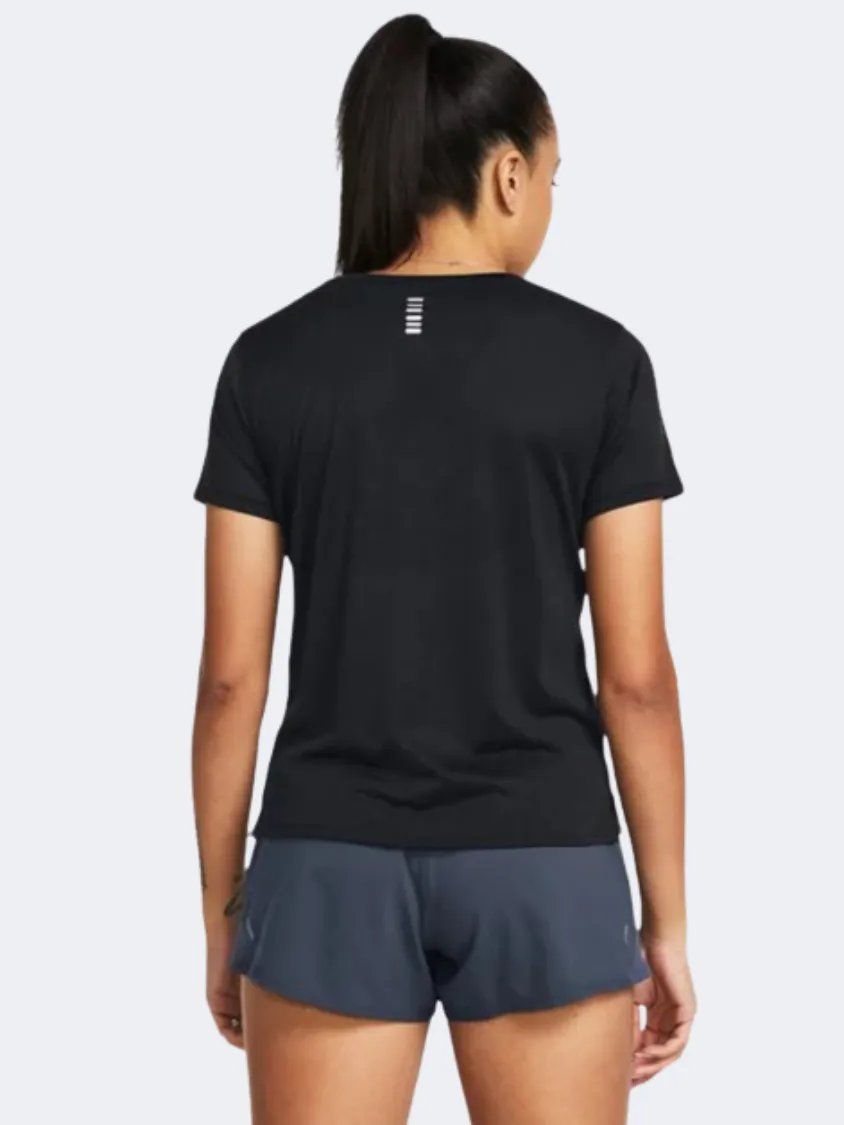 Under Armour Launch Splatter Women Running T-Shirt Black/Reflective