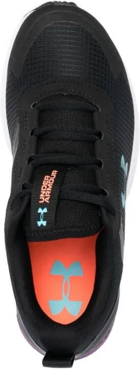 Under Armour logo-print lace-up sneakers Black