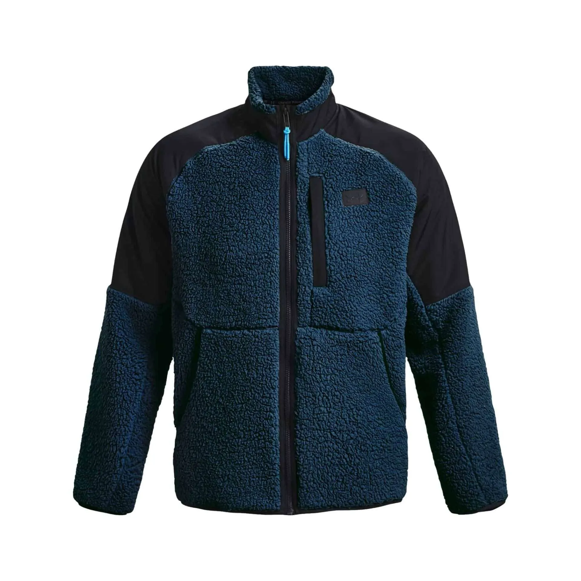 Under Armour Men’s UA Legacy Sherpa Full-Zip – Petrol Blue / Black