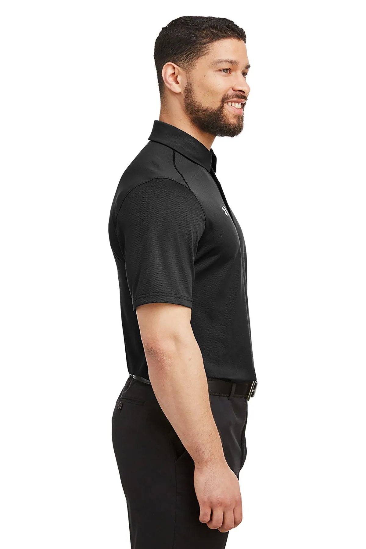 Under Armour Men's Tech Polo, Black [Allied Residential]