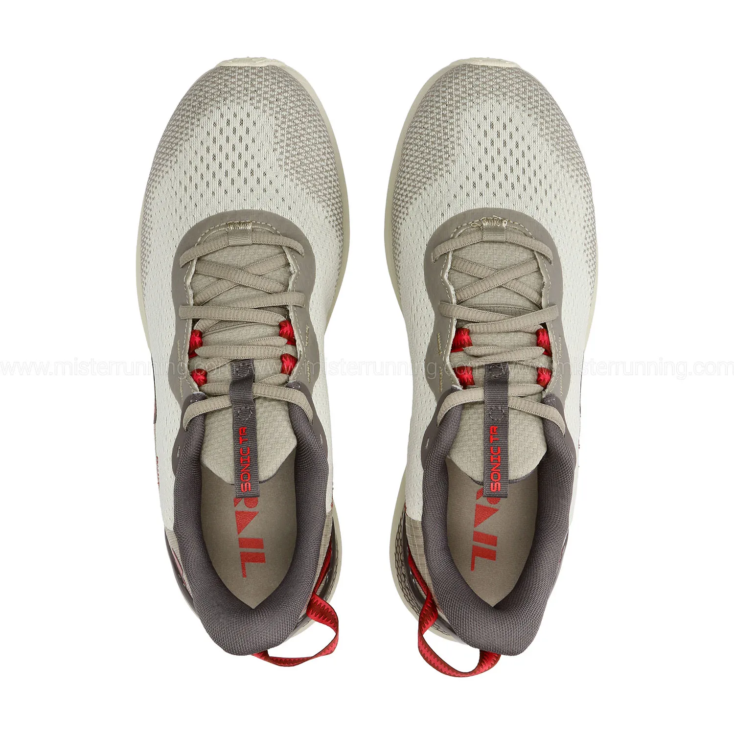 Under Armour Sonic Training Shoes in Silt, Fresh Clay, and Cinna Red.